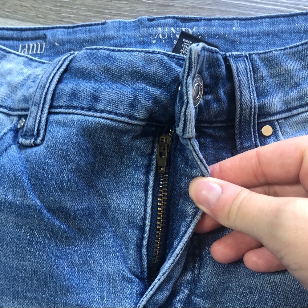 Women's Blue Skinny Jeans - Picture 5 of 12